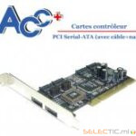 Carte PCI Serail-ATA avec Raid 0,1 (livrÃ© avec cables et nap
