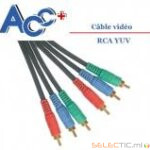 Cordon 3RCA YUV (Component) RVB HD 10m