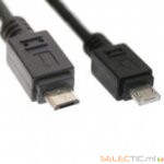 Cordon (x2) microUSB A/microUSB B M/M 1.80m
