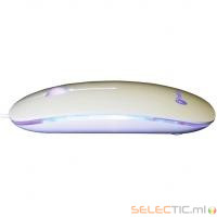 Souris opt lumineuse White
