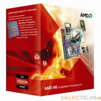 FM1 A4 3400 (2Core, 2.7Ghz, 1Mb, Radeon 160,No CV,65W) Boite