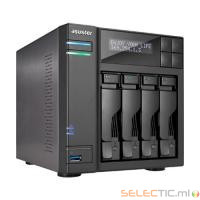 AS-7004T BoÃ®tier NAS pour 4 DD 3.5/2.5p 3.5GHz Dcore 2Go 2LAN Gb USB3 eSata HDMI