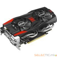 Asu GTX760-DC2OC-2GD5 2DR5 256 BIT 2DVI/HDMI/DP 2Slots GPU 1072MHz,Memory 6008MHz