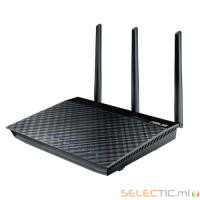 RT-AC66U Routeur Wireless AC1750 Dual-Band, 2.4/5 GHz WiFi N 1300Mbps +Sw Gigabit 4P