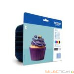 Encre Brother Multipack LC123 Black + 3 couleurs