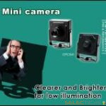 CPC341ZAP/F37C Mini Caméra couleur CCD 1/4 pouces Sony,1Lux