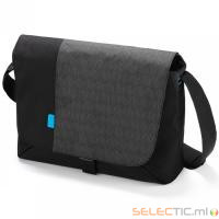 DICOTA Bounce Messenger Saccoche 15 pouces-16.4 pouces Noir/Bleu gar. Ã  vie