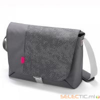 DICOTA Bounce Messenger Saccoche 15 pouces-16.4 pouces Gris/Rose gar. Ã  vie