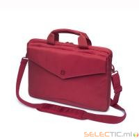 DICOTA Code Slim Case Sacoche NotBook 14 Ã  15.6p Rouge gar. Ã  vie