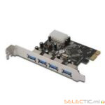 DIG Carte PCIE 4 PORT USB 3.0