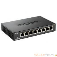 DGS-108 Switch mÃ©tal Gigabit 10/100/1000 8p