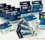 Cassette Ruban D1 Noir/Blanc 24mm x 7m