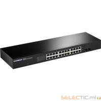 GS-1026 Switch rackable 24p Gigabit+2slots SFP