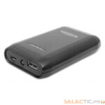 EDN Power Bank 6600 5V/2,1A Compact Puissance NOIR