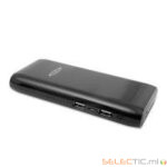 EDN Power Bank 10000 5V/2,1A Compact Puissance NOIR