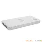 EDN Power Bank 8000 avec fonction de charge par induction Bl