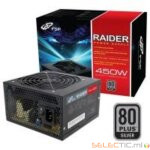 Raider 450 80+ SILVER 450W PFC Sata PCIe 6+2 24p 4+4p