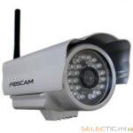 FOS FI8904W Camera IP Externe WIFI Nuit/J AudioIn/Out Silver