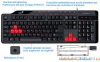 KB-G235 Clavier Gaming pour jeus en ligne FPS/STG