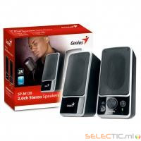 SP-M120 2.0 2W RMS Noir avec Prise casque