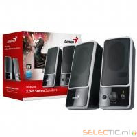 SP-M200 2.0 6W RMS Noir avec Prise casque