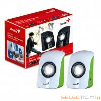 SP-U115 White-Green 1.5WRMS USB power