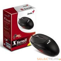 XScroll, Souris optique filaire PS2 noir  - design amb