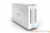 MB662USEB-2S-1 BoÃ®tier Externe 2-Baies 3.5p USB 2.0 eSATA Firewire 800 RAID