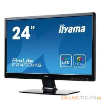 IIYAMA E2473HS-GB1 24 pouces LED FHD 2MS VGA/DVI/2 X HDMI MultimÃ©dia