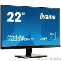 IIYAMA XU2290HS-B1 22 pouces IPS LED,16/9, FHD HP,VGA/DVI/HDMI ultra-mince