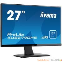 IIYAMA XUB2790HS-B1 27 pouces IPS LED - FHD, 5ms, HP,VGA/DVI/HDMI Hauteur rÃ©gl.,Pivot,ultra fin