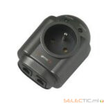 S1-LAN 1 prise FR avec protection parafoudre +RJ45