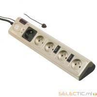 Multiprise S5-Eco 5 prises 1 Master +2 esclaves+2 rÃ©glables+