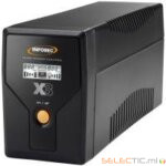 Onduleur INFOSEC Inline X3 Ex USB-650 VA 357W 2p Schuko 3LED
