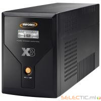 Onduleur INFOSEC Inline X3 Ex USB-1600VA 800W 4p Schuko 3LED