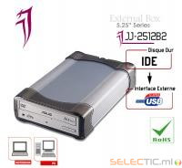 JJ 2512B2 BT EXTERNE VENTILE 5 pouces25 IDE->USB2  ROHS
