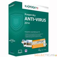 Kaspersky Antivirus 2014 3p/1an