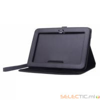 ETUI-book iPad Mini Gris -dragonne