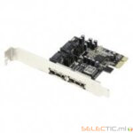 PCI-E 2 SataII interne + 2 eSata