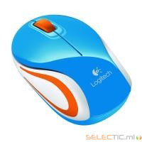 M187 Blue Wireless Mini Mouse BoÃ®te