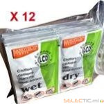 Lot x12 Lingettes Humide et SÃ¨che pour le nettoyage  des Ã©crans LCD/TACTILES (21983x12)