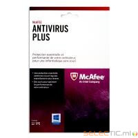 MCA McAfee Logiciel Antivirus Plus INTEL Carte Activation Licence 1 an