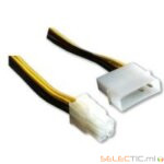 Cordon Alim CPU 4p vers Molex 4p MM  15cm