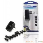 Adaptateur secteur  USB 5V 1A + 8 embouts