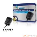 Adaptateur AC/DC universel 3-12V 1.5A max + 6 embouts