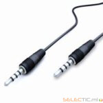 Cordon audio Jack stéreo 3.5mm M/M 1m