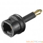 Adaptateur Jack optique mÃ¢le / Toslink femelle