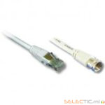 Cordon RJ45 /Coax type F MÃ¢le 75/100 Ohms 2m