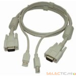 Jeu de cable pour KVM USB, 1.8m