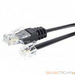 Cordon RJ45 / RJ11 5m ivoire